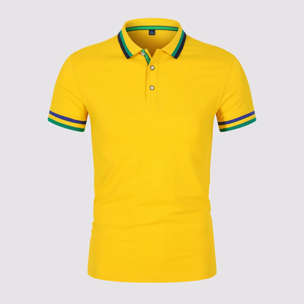 Custom Polo Shirt Printed Logo High Quality 100% Cotton Men Women