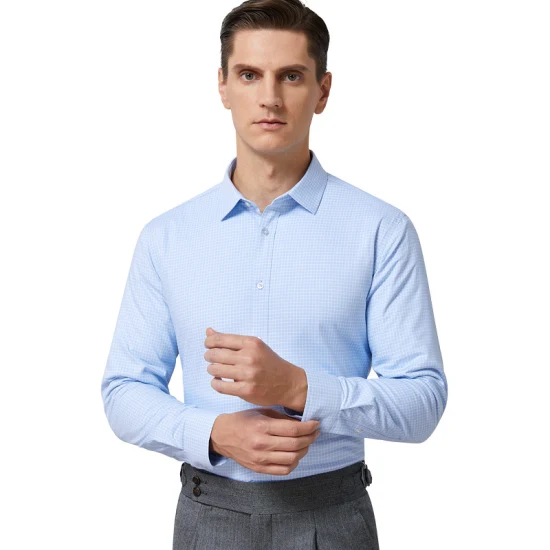2023 neue benutzerdefinierte 100 % Baumwolle Herren Slim oder Loose Dress Shirt Bluse Langarm Oxford Oversize Casual Formal Flanell Business Shirts für Männer